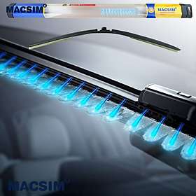 Combo gạt nước mưa ô tô Nano Silicon Macsim cho xe Acura TLX/TLX-L 2015-2018
