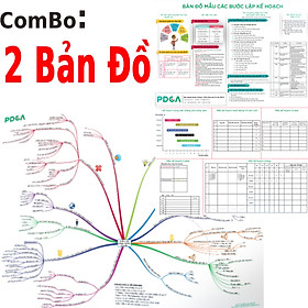 ComBo Bản Đồ Lập Kế Hoạch , Bản Đồ Chiến Lược Doanh Nghiệp Dẫn Đầu - PDCA Hoàng Đình Trọng