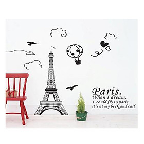 Decal Dán Tường Tháp Effel 1 PK72 (130 x 150 cm)
