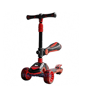 Xe Trượt Scooter Centosy S6 , 3 bánh phát sáng, có ghế ngồi dành cho bé