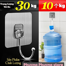 Móc Dán Tường Cao Cấp , Móc Dính Tường Treo Đồ Nặng Siêu Dính Inox 304 - Đa Năng MD01