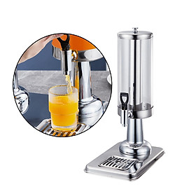 Clear Beverage Dispenser Hot and Cold Drinks 3L Jar for home Sangria