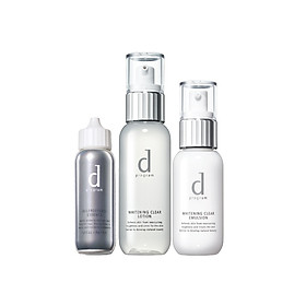 BỘ SẢN PHẨM D PROGRAM CHỐNG NẮNG VÀ DƯỠNG TRẮNG DA HOÀN HẢO (TINH CHẤT CHỐNG NẮNG BẢO VỆ DA 40ML + NƯỚC CÂN BẰNG DƯỠNG TRẮNG DA 125ML + SỮA DƯỠNG TRẮNG DA 100ML)