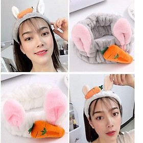 Băng đô tai thỏ cà rốt cực cute cho bạn gái