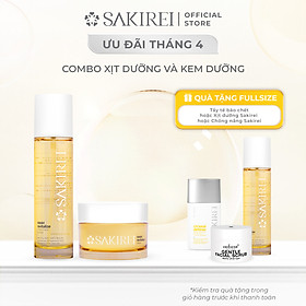 Combo Xịt NMN, HA Sakirei & Kem dưỡng da Sakirei NMN Revitalize từ Nhật Bản