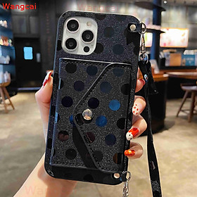 Ốp Lưng Kim Tuyến Có Dây Đeo Cho Oppo A93 A92S A91 A73 A72 A53 A53S A32 A31 A15 A15S A9 A5 A12 A12E A7 A5S A3S A3 A57 A39