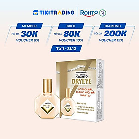Nước nhỏ mắt cấp ẩm & bổ sung nước mắt nhân tạo V.Rohto DryEye 13ml