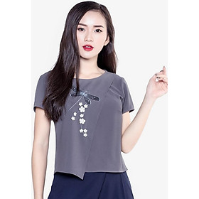 Áo Kiểu Nữ Cổ Tròn The One Fashion ADB1573