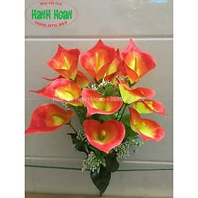Mua CHÙM HOA RUM NHUNG 14 BÔNG SIÊU XINH- HOA LỤA CAO CẤP
