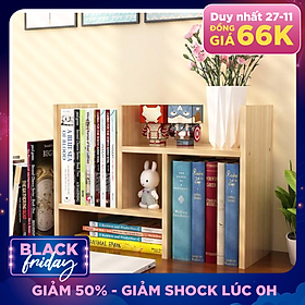 Kệ Sách Để Bàn Cao Cấp Vân Gỗ Sồi