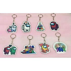 Set 3 Móc khóa cắt tỉa Among Us khác nhau gửi gẫu nhiên 