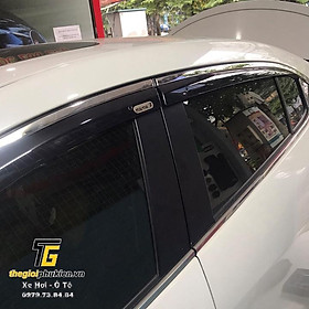 Bộ vè che mưa Mazda 3 2014-2019 chỉ mạ Crom cao cấp