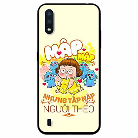 Ốp lưng in cho Samsung A01 Mẫu Mập Tấp Người Theo Nữ