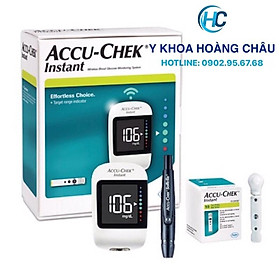 Bộ Máy đo đường huyết ACCU CHEK INSTANT 100% nhập khẩu Đức Tặng kèm 25 que