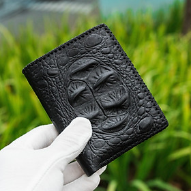 Ví nam da bò , vân cá sấu size lớn cao cấp PAGINI - Dáng Đứng-VI06