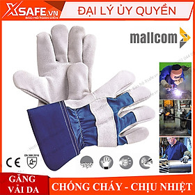 Mua Găng tay bảo hộ vải da Mallcom C542 găng tay đa năng  bao tay hàn cắt  cơ khí  xây dựng  nông nghiệp  luyện kim