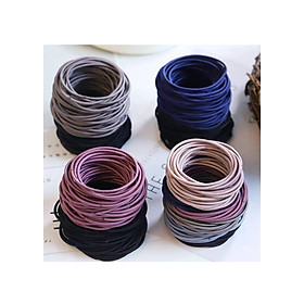 Thun trơn cột tóc co giãn tốt - 1 chiếc