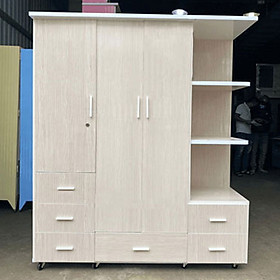 Tủ nhựa đài loan 3 cánh kèm 1 kệ trang trí ,tủ áo cho phòng ngủ , tủ áo giá rẻ