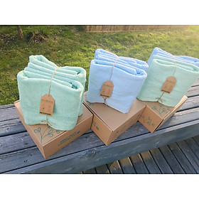 Mua Hộp 2 Khăn Tắm Bạc Kháng Khuẩn Neslinen  100% Cotton Mềm Mại  Siêu Thấm Hút  Xuất US/Canada  Size 71*142cm  550Gram/ cái