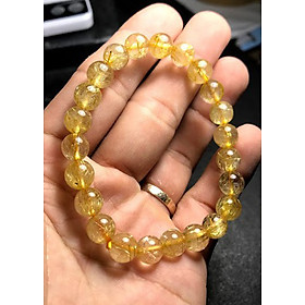 Vòng tay tóc vàng 8mm