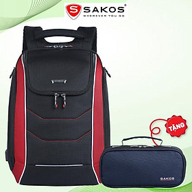 Ba Lô Laptop Cybero - 15.6 Inch - Sakos SBV164BRNG00 - Đen Phối Đỏ