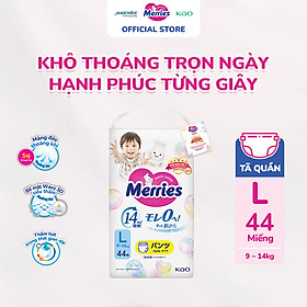 Tã quần Merries cỡ L 44 miếng