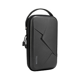 TELESIN Portable Storage Bag Waterproof EVA Carrying Case DIY Storage Box Compatible with DJI OSMO Action OSMO Pocket