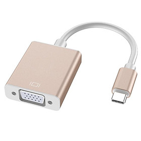 Bulk Wholesale Laptop Type C USB HUB USB-C To VGA Convertor HD 1080P With Custom Logo
