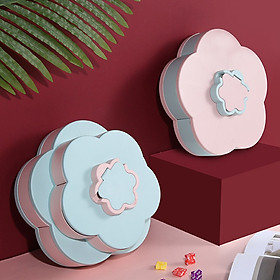 Mua Khay Đựng Mứt Ngày Tết Hộp Bảo Quản Đồ Khô Xoay 2 Tầng Chính Hãng