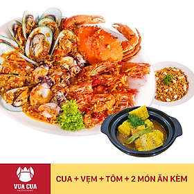 Vua Cua - Voucher Combo Cua , Vẹm & Tôm