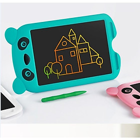 Bảng viết thông minh LCD tự xóa cho bé tập vẽ, viết bảng vẽ  Bảng đa màu Gấu trúc