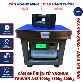 Mua Cân điện tử ghế ngồi inox YAOHUA (Taiwan) A12 100kg  150kg  200kg  300kg (cân điện tử tích điện)   CÂN HOÀNG MINH PHÁT