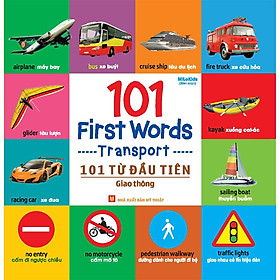 Hình ảnh 101 First Words - 101 Từ Đầu Tiên Về Giao Thông (Tái Bản)