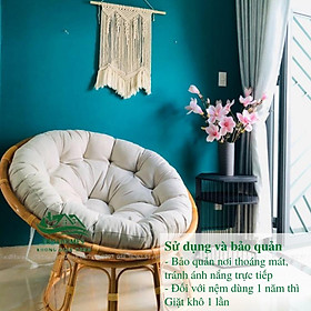 Mua Ghế lười thư giãn Papasan mây phòng ngủ cho bé  decor ban công nằm thư giãn  trang trí phòng khách  đọc sách / HealHomes