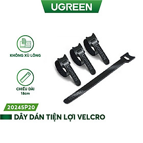 Mua Dây dán tiện lợi UGREEN 50370 20245 Velcro làm gọn dây sạc  dây tai nghe  dây máy tính...dài 14cm và 18cm - Hàng chính hãng