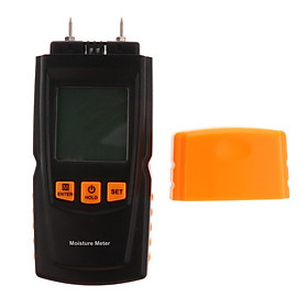 2-Pin Digital LCD Wood 2%-70% Moisture Meter Humidity Damp Detector
