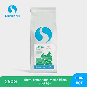 Cà Phê Đặc Sản Pha Phin SHIN Cà Phê - Sơn La Blend 250g Bột