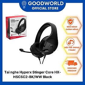 Tai nghe Hyperx Stinger Core HX-HSCSC2-BK/WW Black - Hàng Chính Hãng