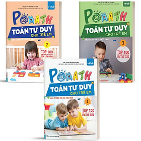 Hình ảnh Combo (3 Tập):  Sách POMATH Tập 1,2,3 - Toán Tư Duy Cho Trẻ 4-6 Tuổi