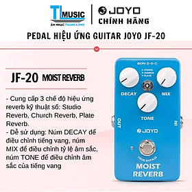 Mua JOYO JF-20 MOIST Reverb - Phơ/ Pedal Di Động Hiệu Ứng Guitar Điện - 3 Hiệu Ứng Studio/Church/Plate - Hàng Chính Hãng