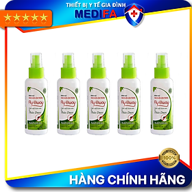 Combo Tiết Kiệm 5 Chai Xịt Chống Muỗi Và Côn Trùng Cho Trẻ Nhỏ Và Gia Đình Bảo Nhiên Chai 100ml - Chăm Sóc Và Bảo Vệ Làn Da Trẻ Nhỏ