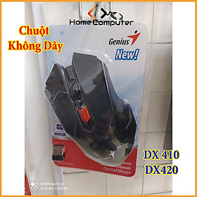 Hình ảnh Chuột Máy Tính, Chuột Không Dây Cao Cấp GENIUS- DX410, Nhạy, Bền, Đẹp. Bảo Hành 3 Tháng - HomeComputer