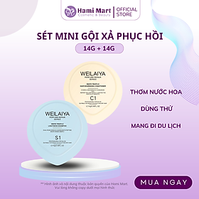 Bộ Dầu Gội Phục Hồi Đa Tầng Nấm Truffle Weilaiya - Set mini dùng thử 14g + 14g