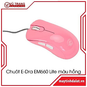 Mua Chuột có dây gaming E-Dra EM660 Lite màu hồng có led - hàng chính hãng