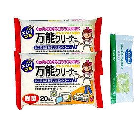 Combo giấy ướt lau bếp từ, lò vi sóng chuyên dụng nhật bản + gói trà sữa matcha / cafe macca
