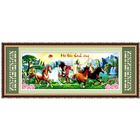 Mua (ĐÃ ĐÍNH)Tranh đá thành phẩm MÃ ĐÁO THÀNH CÔNG 1m1x48cm DF297