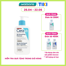 Sữa Rửa Mặt CeraVe SA Smoothing Cleanser Làm Sạch Dịu Nhẹ 236ml