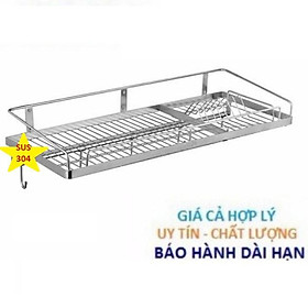 Kệ chén inox 1 tầng, kệ úp chén bát inox 304