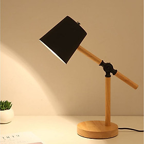 Đèn bàn trang trí phòng KASADIN thân gỗ độc đáo