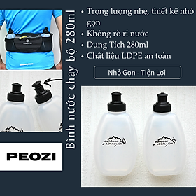 Bình Nước Thế Thao | Chai Nước Thể Thao | Bình Nước Chạy Bộ - Leo Núi Dễ Dàng Mang Theo Bên Người Dung Tích 280ml - Không Mùi Dòng Cao Cấp